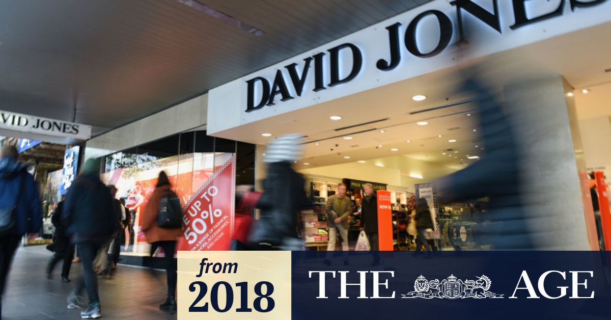 David Jones blames 'extremely challenging' conditions for sale hit